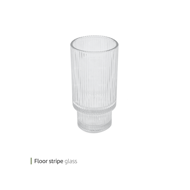Floor stripe glass