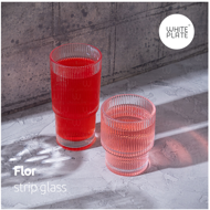 Floor stripe glass