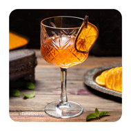 Timeless goblet glass